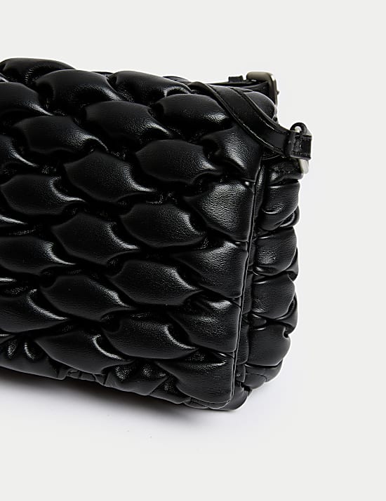 Faux Leather Cross Body Bag