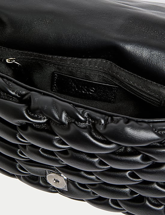 Faux Leather Cross Body Bag