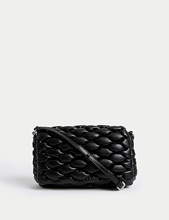 Faux Leather Cross Body Bag