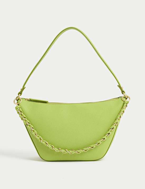 Chain Detail Shoulder Bag