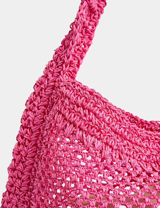 Woven Top Handle Shopper