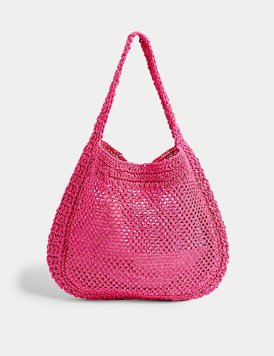 Woven Top Handle Shopper