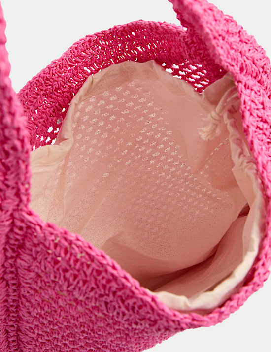 Woven Top Handle Shopper