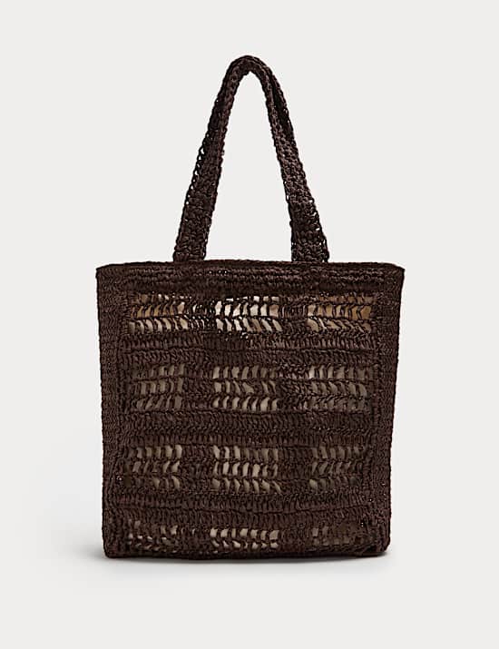 Słomkowa torba tote