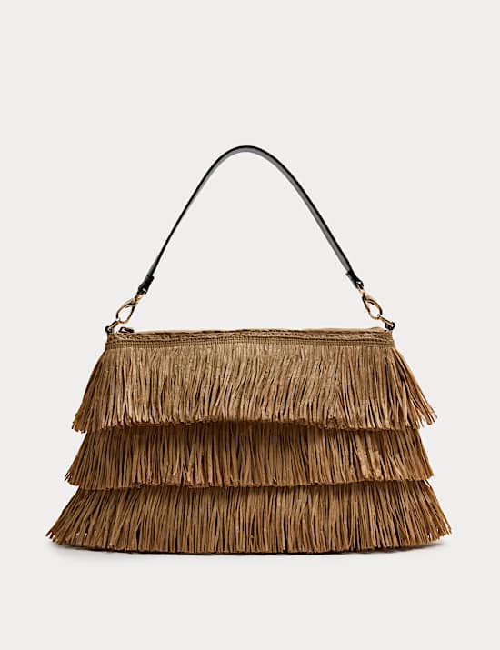 Fringed Clutch Bag