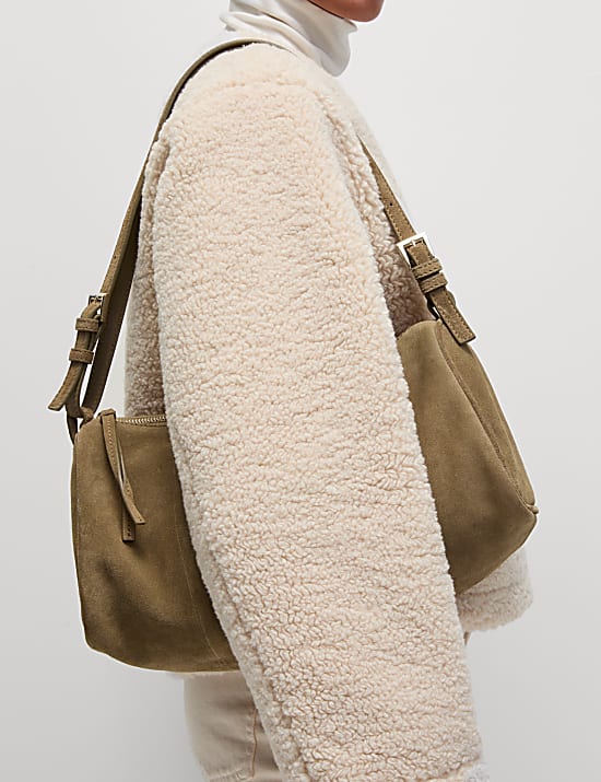 Suede Shoulder Bag
