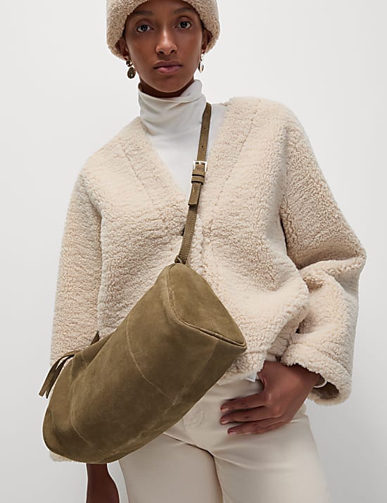 Suede Shoulder Bag