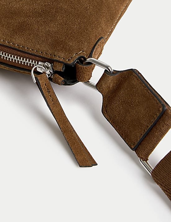 Suede Cross Body Bag