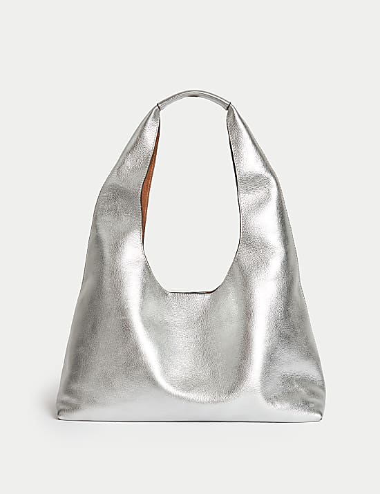 Sac à bandoulière en cuir avec poignée sur le dessus