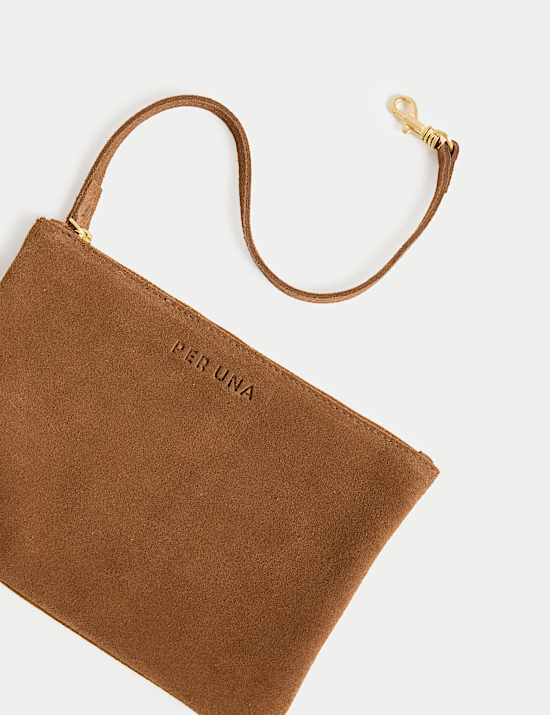 Suede Top Handle Shoulder Bag