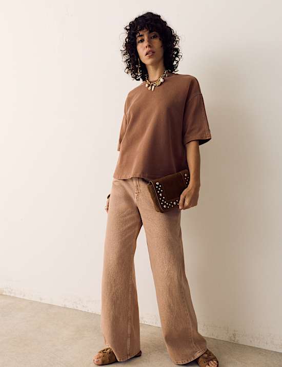 Suede Studded Cross Body Bag