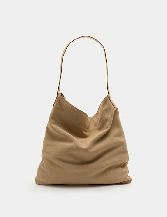 Suede Top Handle Shoulder Bag
