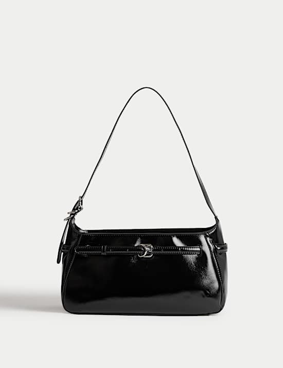 Buckle Baguette Bag