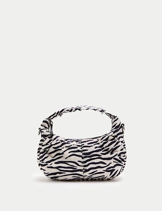 Besace en nylon avec imprimé animal