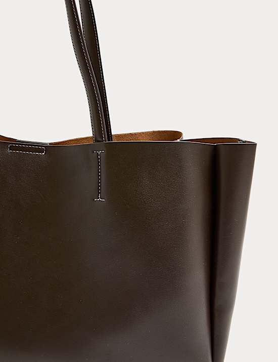 Sac fourre-tout en similicuir structuré