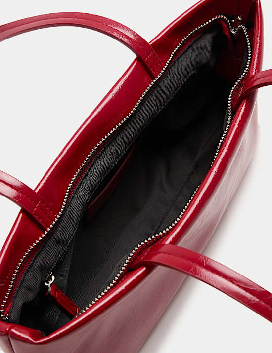 Sac en similicuir à bandoulière