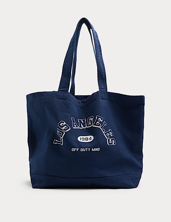 Canvas draagtas van zuiver katoen met graphic