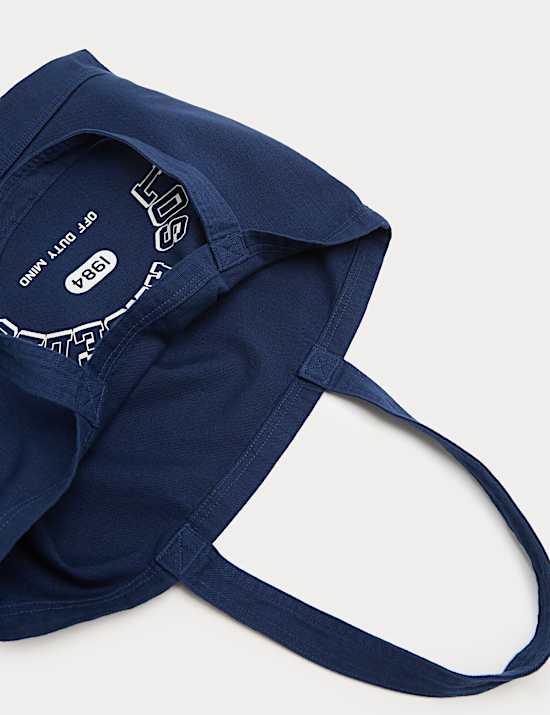 Canvas draagtas van zuiver katoen met graphic