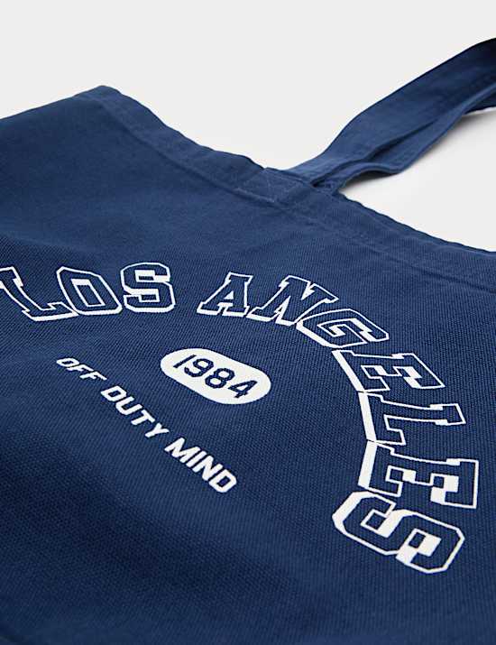 Canvas draagtas van zuiver katoen met graphic