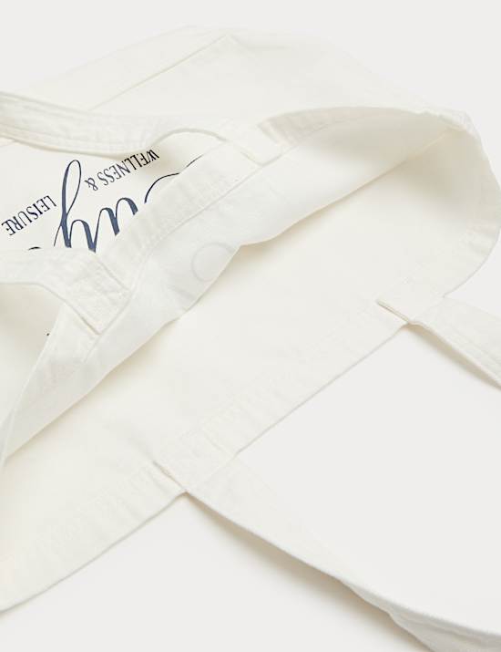 Sac fourre-tout en toile &agrave; motif graphique 100 % coton