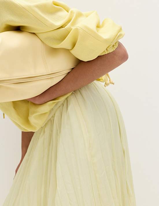 Ruched Fold Over Clutch Bag