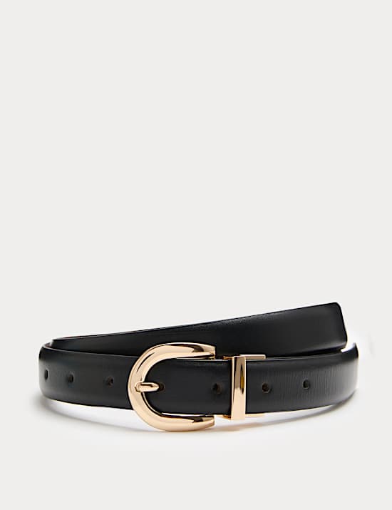 Leather Reversible Jeans Belt