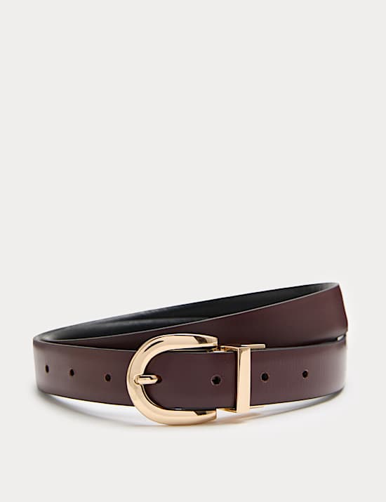 Leather Reversible Jeans Belt