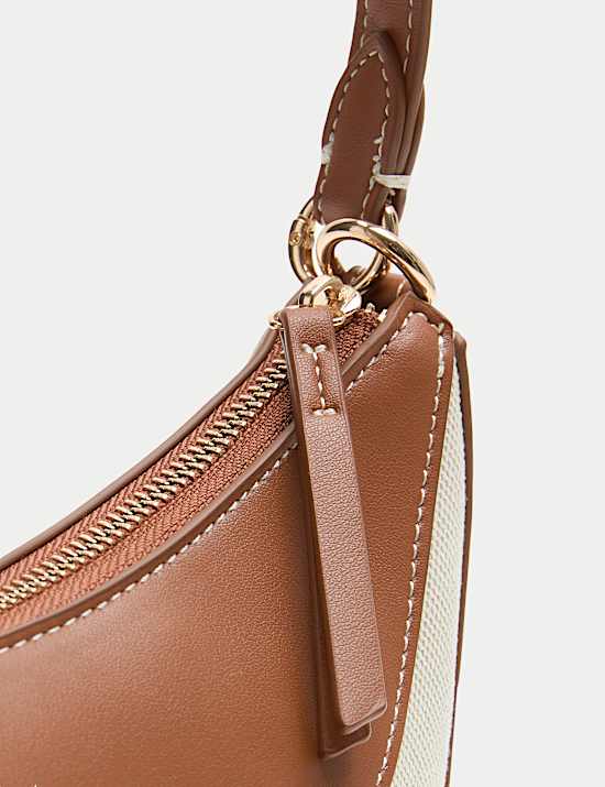 Canvas Stitch Shoulder Bag