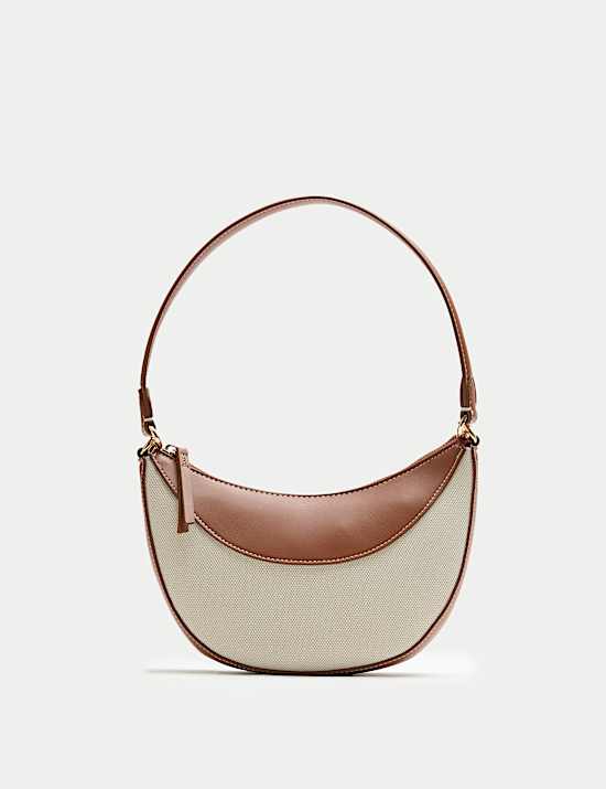 Canvas Stitch Shoulder Bag