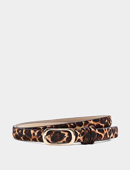 Leopard Print Waist Belt