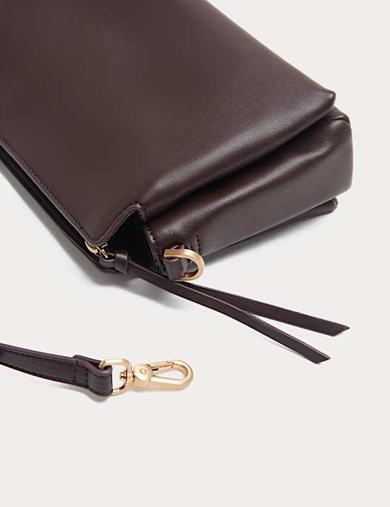 Triple Compartment Crossbody Bag