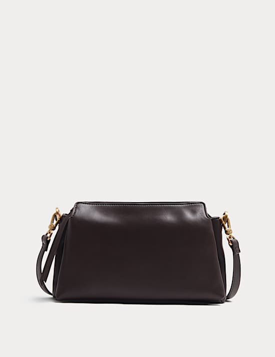 Triple Compartment Crossbody Bag