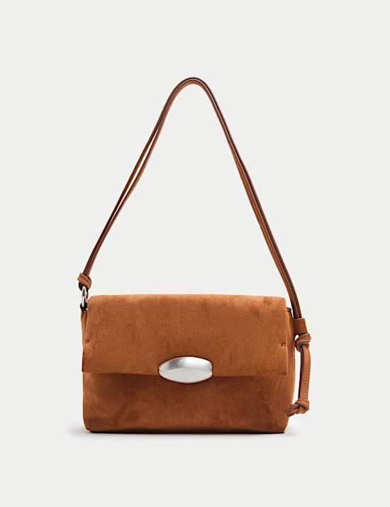 Mini sac &agrave; bandouli&egrave;re &agrave; d&eacute;tails m&eacute;talliques