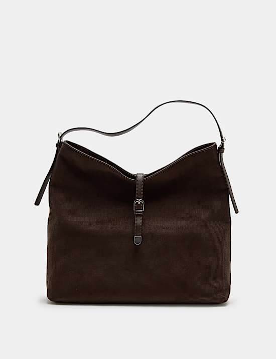 Cord Top Handle Shoulder Bag