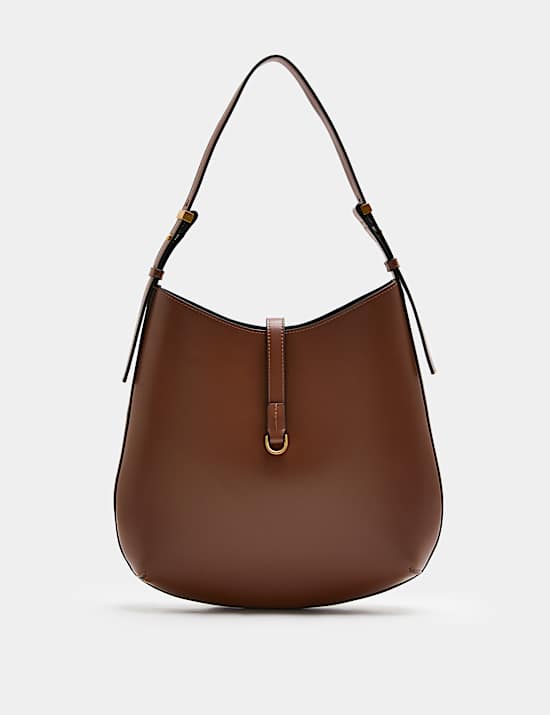 Stitch Detail Top Handle Shoulder Bag