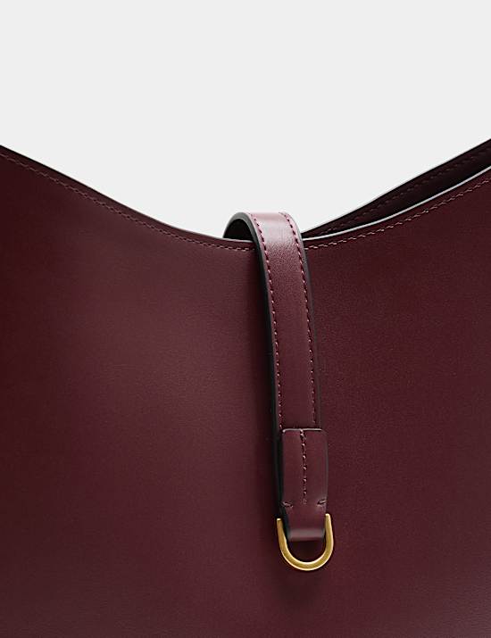 Stitch Detail Top Handle Shoulder Bag