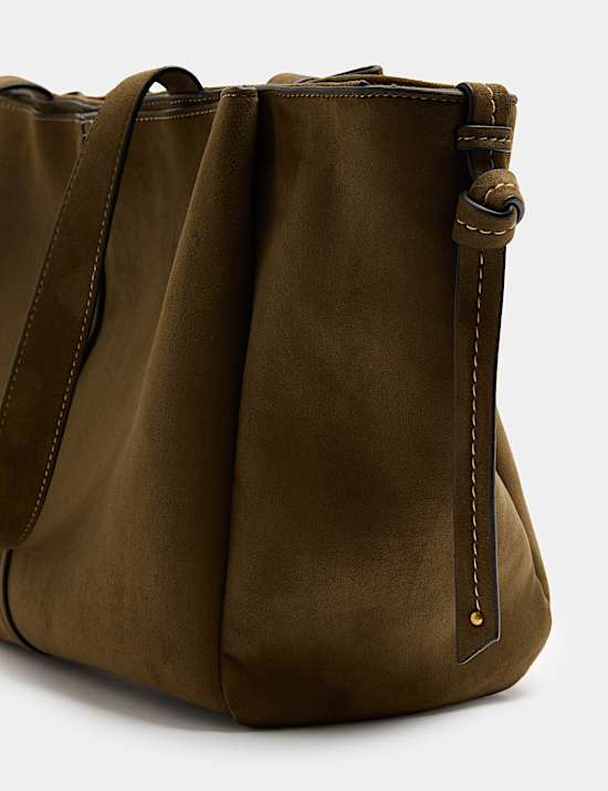 Triple Compartment Tote Bag