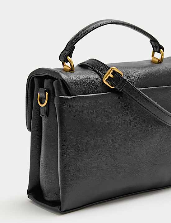 Besace ouatinée en similicuir