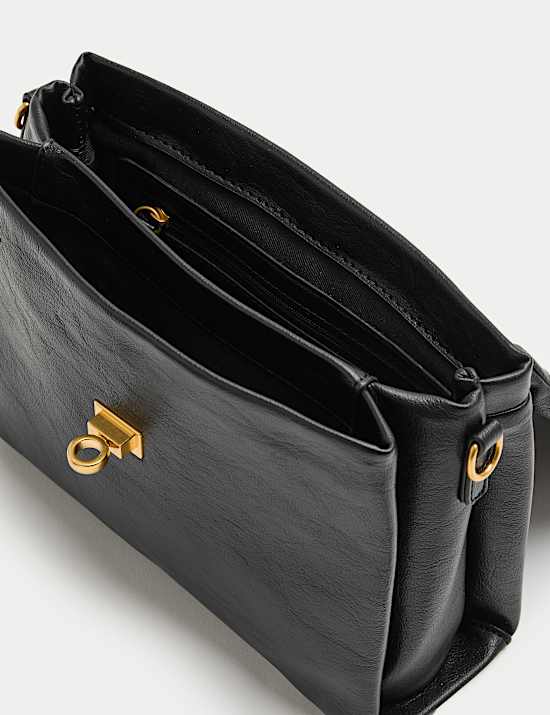 Besace ouatinée en similicuir