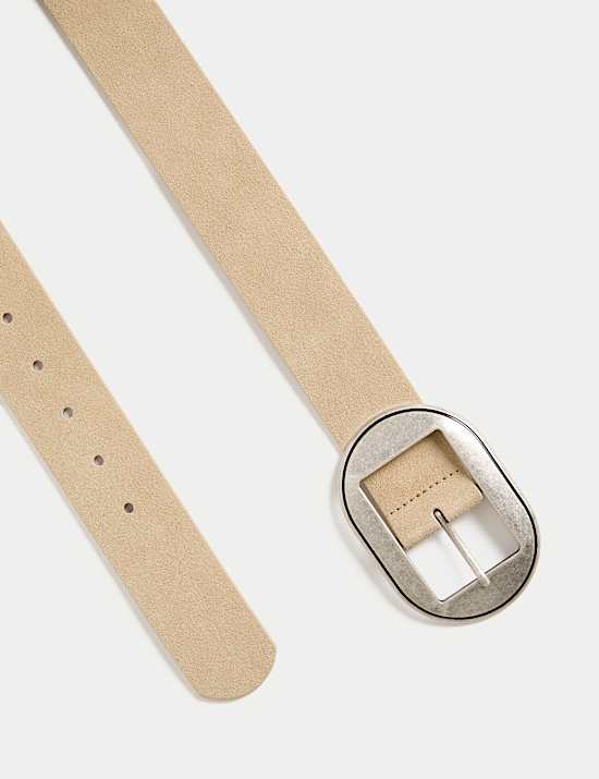 Ceinture large pour jeans en daim