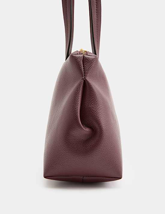 Double Zip Grab Bowler Bag