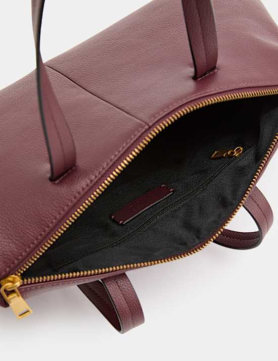 Double Zip Grab Bowler Bag