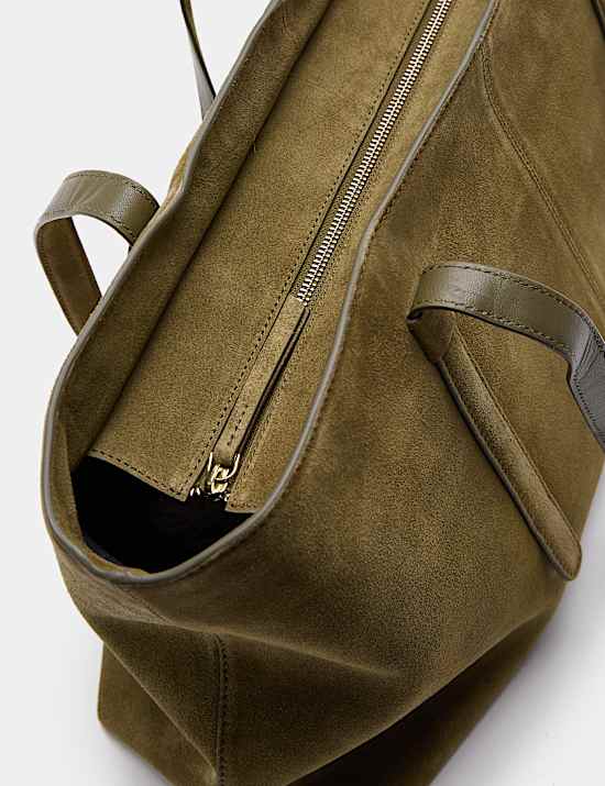 Suede Tote Bag