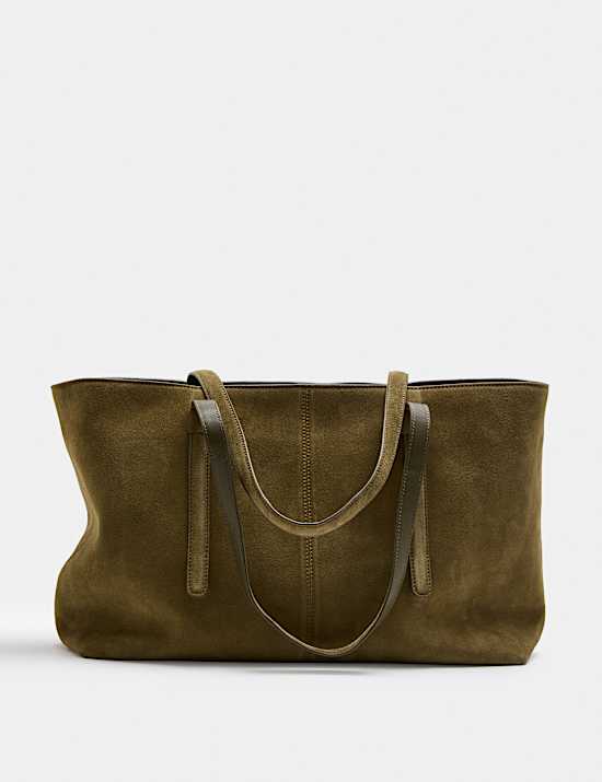 Suede Tote Bag
