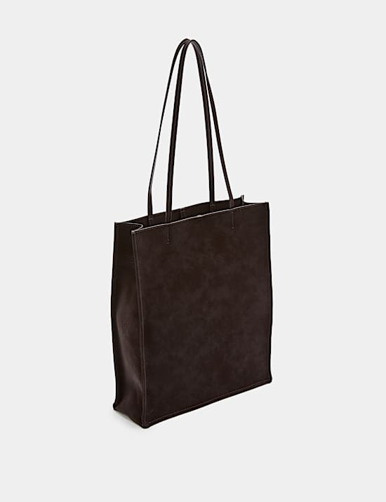 Top Handle Structured Tote Bag