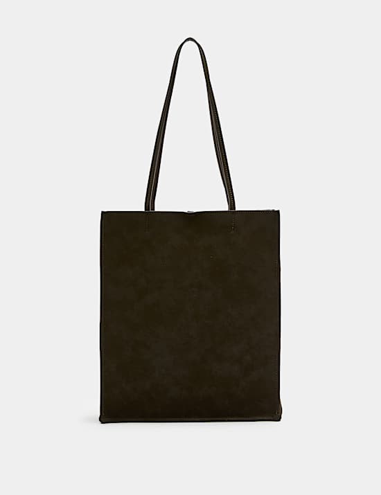 Top Handle Structured Tote Bag