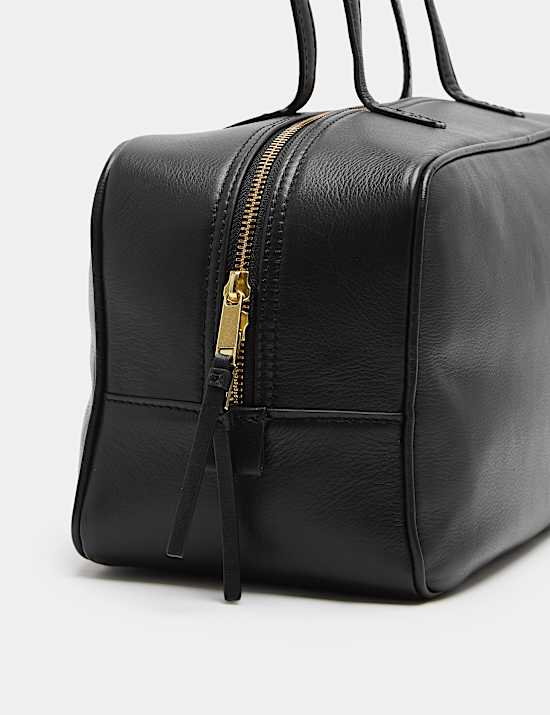Leather Bowler Bag