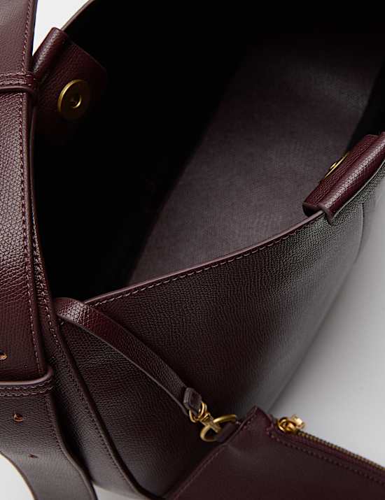 Faux Leather Saddle Bag