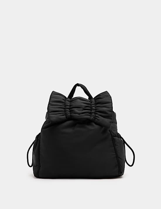 Ruched Drawstring Backpack