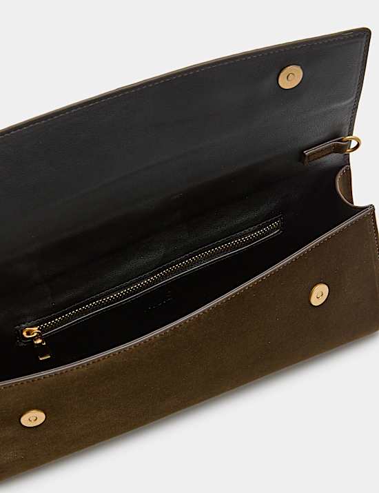 Velvet Top Handle Clutch Bag
